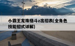 小霸王龍珠格斗z出招表，全角色技能招式詳解