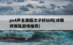 ps4聲名狼藉次子好玩嗎，詳細評測及游戲推薦