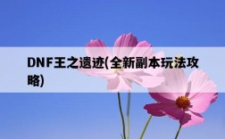 DNF王之遺跡，全新副本玩法攻略