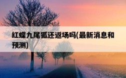 紅蝶九尾狐還返場嗎，最新消息和預測