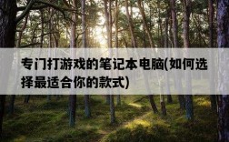專門打游戲的筆記本電腦，如何選擇最適合你的款式