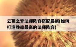 云頂之弈法師陣容搭配最新，如何打造勝率最高的法師陣容