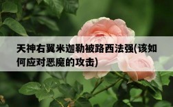天神右翼米迦勒被路西法強，該如何應對惡魔的攻擊