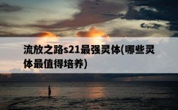 流放之路s21最強靈體，哪些靈體最值得培養