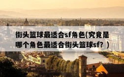 街頭籃球最適合sf角色，究竟是哪個角色最適合街頭籃球sf？
