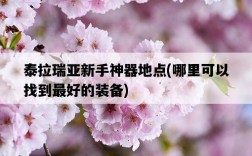 泰拉瑞亞新手神器地點，哪里可以找到最好的裝備