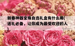 新春神器寶珠自選禮盒有什么用，送禮必備，讓你成為最受歡迎的人