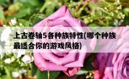 上古卷軸5各種族特性，哪個種族最適合你的游戲風格