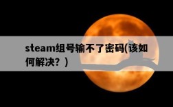 steam組號輸不了密碼，該如何解決？