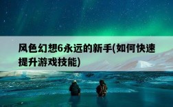 風色幻想6永遠的新手，如何快速提升游戲技能