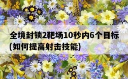 全境封鎖2靶場10秒內6個目標，如何提高射擊技能
