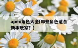 apex角色大全，哪些角色適合新手玩家？