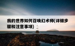 我的世界如何召喚幻術師，詳細步驟和注意事項