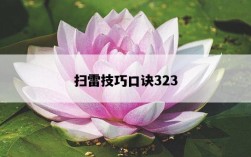 掃雷技巧口訣323