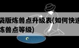 口袋版煉獸點升級表，如何快速提升煉獸點等級