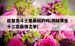 巨蟹圣斗士是最弱的嗎，揭秘黃金十二宮最強之爭