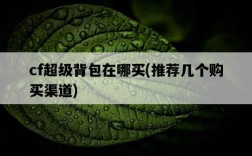 cf超級背包在哪買，推薦幾個購買渠道