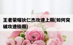 王者榮耀狄仁杰攻速上限，如何突破攻速極限