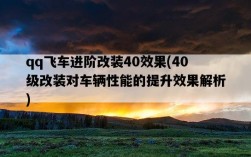 qq飛車進階改裝40效果，40級改裝對車輛性能的提升效果解析
