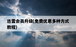 迅雷會員升級，免費優惠多種方式教程