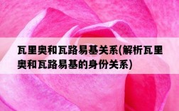 瓦里奧和瓦路易基關系，解析瓦里奧和瓦路易基的身份關系