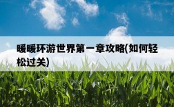 暖暖環游世界第一章攻略,如何輕松過關