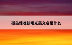 孤島驚魂新曙光英文名是什么