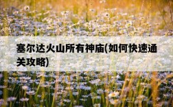 塞爾達火山所有神廟，如何快速通關攻略