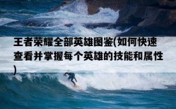 王者榮耀全部英雄圖鑒，如何快速查看并掌握每個英雄的技能和屬性