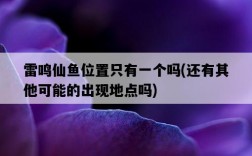 雷鳴仙魚位置只有一個嗎，還有其他可能的出現地點嗎