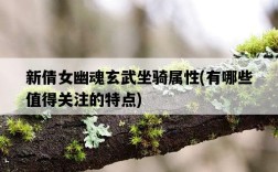 新倩女幽魂玄武坐騎屬性，有哪些值得關注的特點