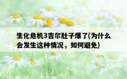 生化危機3吉爾肚子爆了，為什么會發生這種情況，如何避免