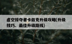 虛空掠奪者卡茲克升級攻略，升級技巧、最佳升級路線