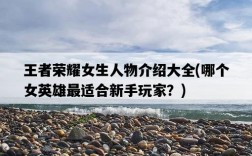 王者榮耀女生人物介紹大全，哪個女英雄最適合新手玩家？