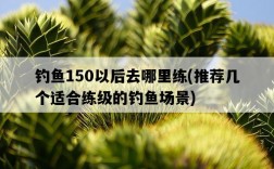 釣魚150以后去哪里練，推薦幾個適合練級的釣魚場景