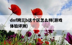 dnf跨三b這個區怎么樣，游戲體驗評測