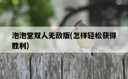 泡泡堂雙人無敵版，怎樣輕松獲得勝利