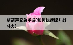 新葫蘆兄弟手游，如何快速提升戰斗力
