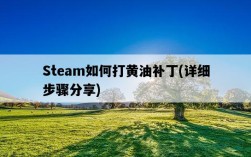 Steam如何打黃油補丁，詳細步驟分享