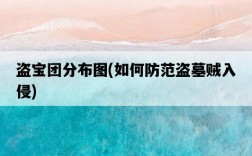 盜寶團分布圖，如何防范盜墓賊入侵