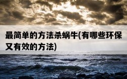 最簡單的方法殺蝸牛，有哪些環保又有效的方法