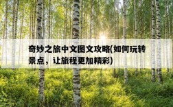 奇妙之旅中文圖文攻略，如何玩轉景點，讓旅程更加精彩