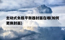 主動式負載平衡器封面在哪，如何更換封面