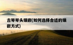 古琴琴頭鑲嵌，如何選擇合適的鑲嵌方式