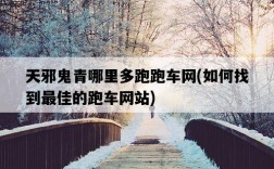 天邪鬼青哪里多跑跑車網，如何找到最佳的跑車網站