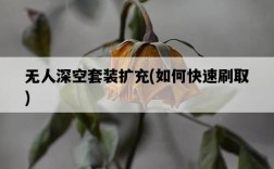 無人深空套裝擴充，如何快速刷取