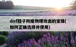 dnf鞋子附魔物理攻擊的寶珠，如何正確選擇并使用