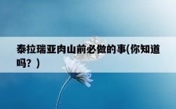 泰拉瑞亞肉山前必做的事，你知道嗎？