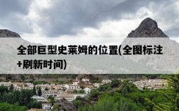 全部巨型史萊姆的位置，全圖標注+刷新時間