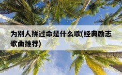 為別人拼過命是什么歌，經典勵志歌曲推薦